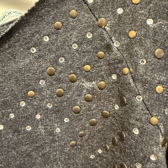 Maurices Charcoal Tank Top with Studs - Picture 4 of 6